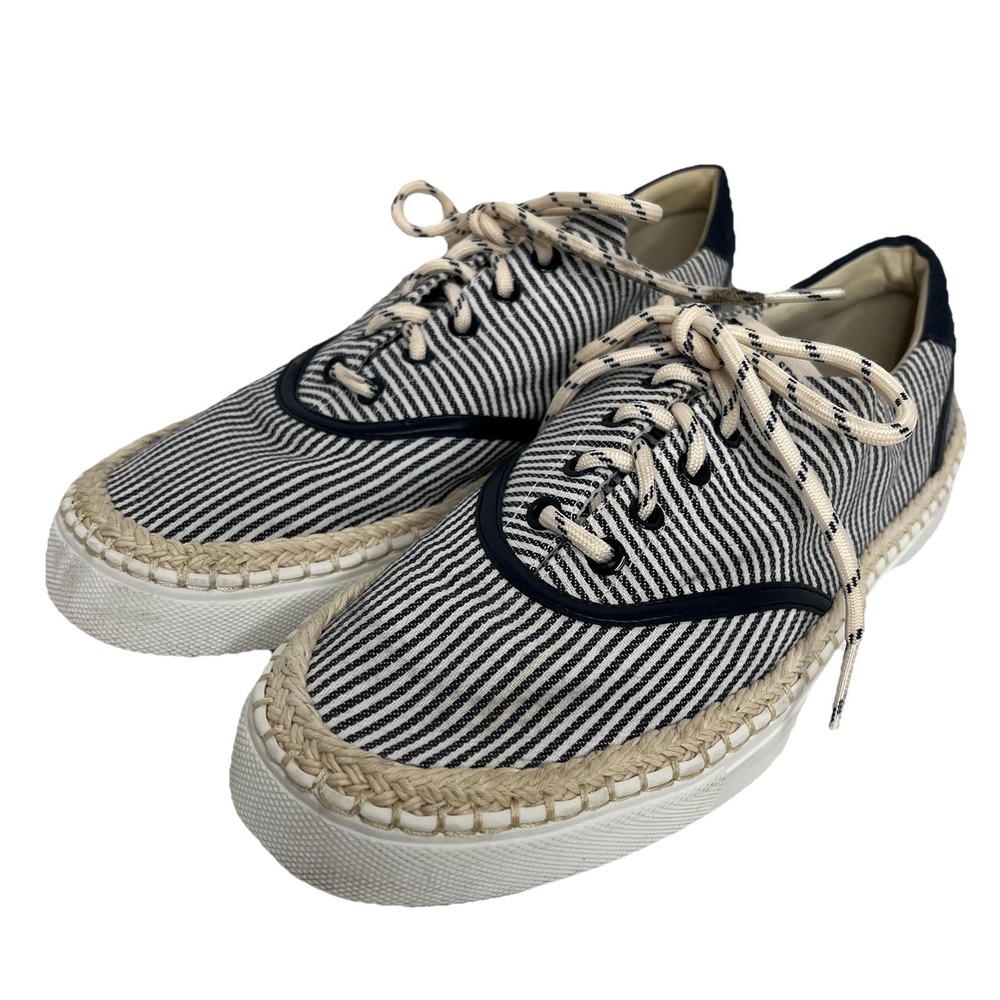 Kate Spade Women Boat Party Espadrille Sneakers Size US 9 ‎ Blazer Blue Striped